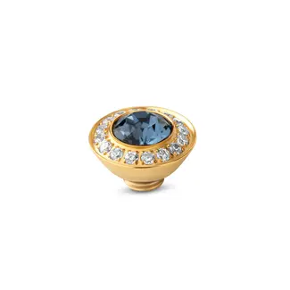 Melano Jewelry Vivid Radiant Steentje - Denim Blue