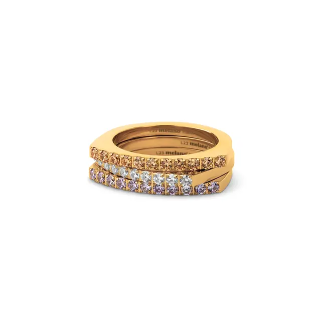 Friends Amelia Ring Champagne - Goudkleurig