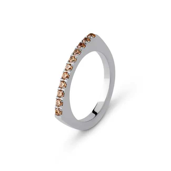 Friends Amelia Ring Champagne - Zilverkleurig