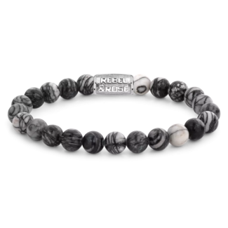 Rebel en Rose Black Wolf - 8mm
