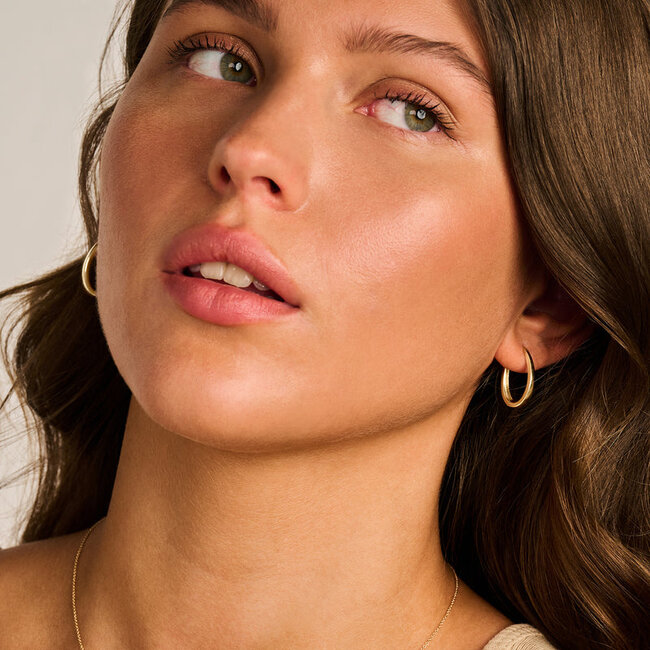 Oorringen 7303YGO  - 14k Geel goud