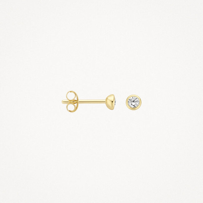 Oorknoppen 7214YZI - 14k Geelgoud