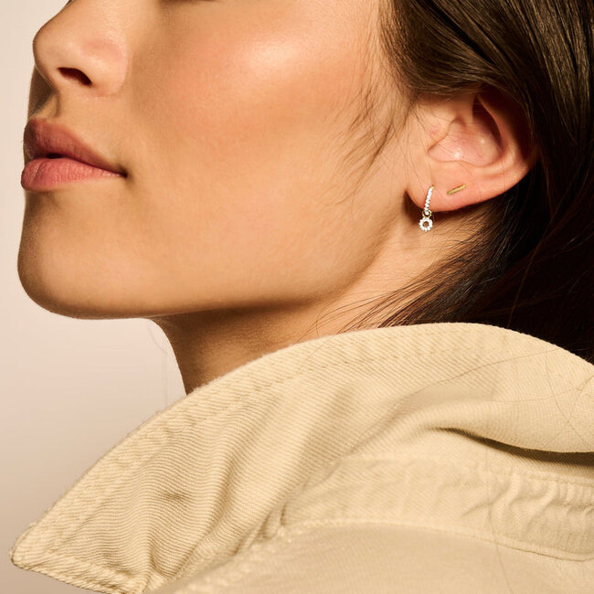 Oorbedels 9065YZI- 14k Geelgoud met zirkonia