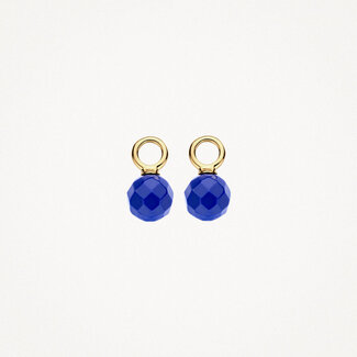 Blush Gold Jewels Oorbedels 9046YLA - 14k Geelgoud met Lapiz Lazuli