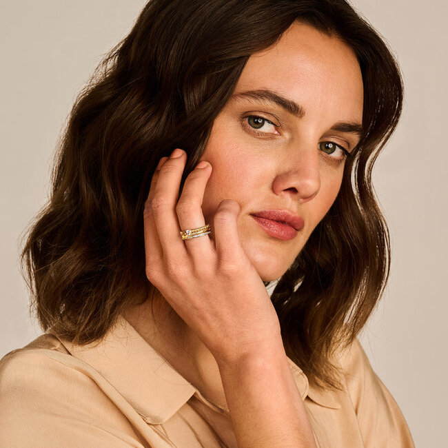 Ring 1242YCI - 14k Geelgoud met citrien