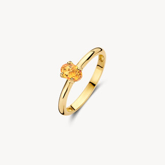 Blush Gold Jewels Ring 1242YCI - 14k Geelgoud met citrien