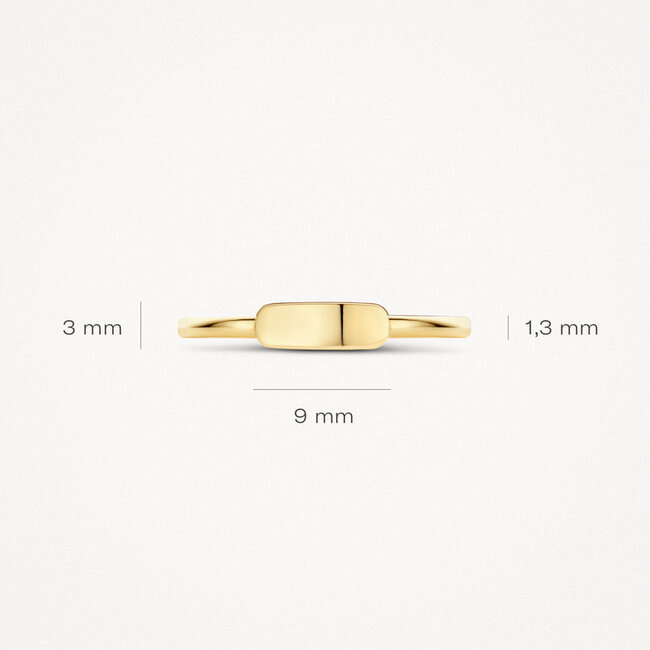 Ring 1236YGO - 14k Geelgoud
