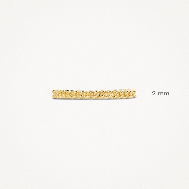 Ring 1229YGO - 14k Geelgoud