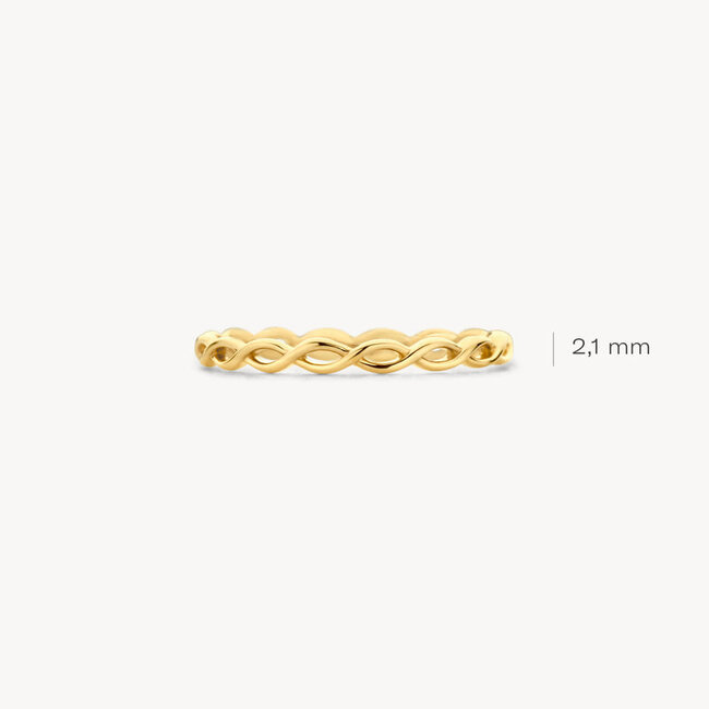 Ring 1220YGO - 14k Geelgoud
