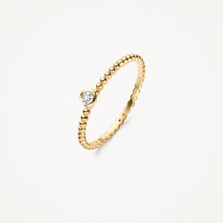 Blush Gold Jewels Ring 1216YZI - 14k Geelgoud met zirkonia