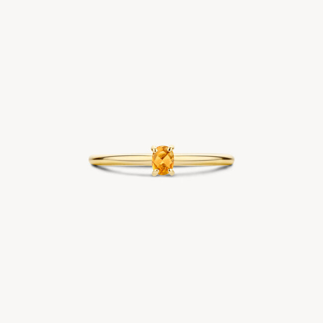 Ring 1204YCI - 14k Geelgoud met Citrine