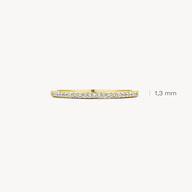 Ring 1201YZI - 14k Geelgoud
