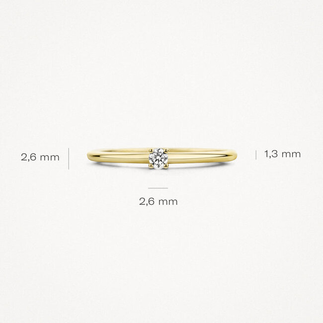 Ring 1200YZI - 14k Geelgoud