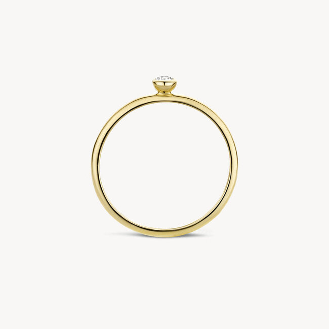 Ring 1198YZI - 14k Geelgoud