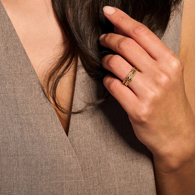 Ring 1196YGO - 14k Geelgoud