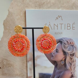 Sàntibé Bijoux Oorbellen Mini Espagnola - Coral