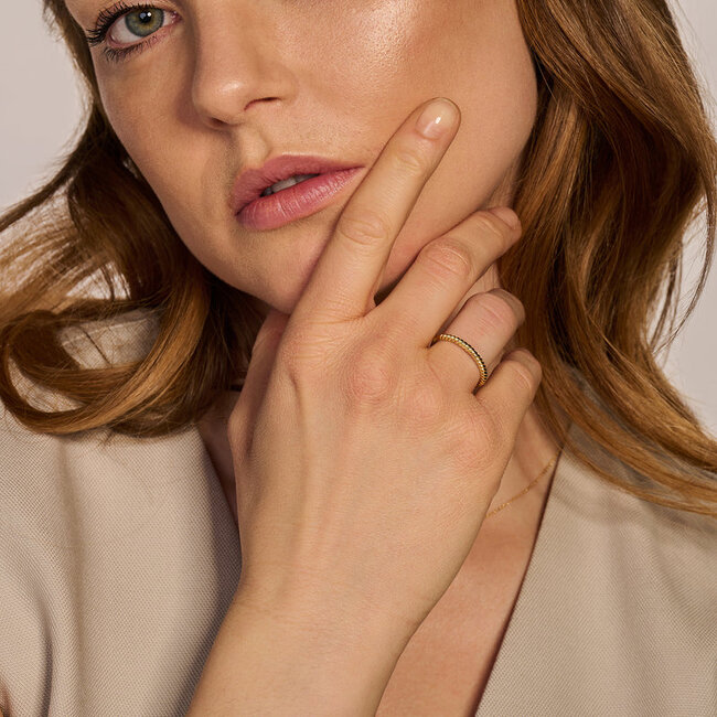 Ring 1118YGO - 14k Geelgoud