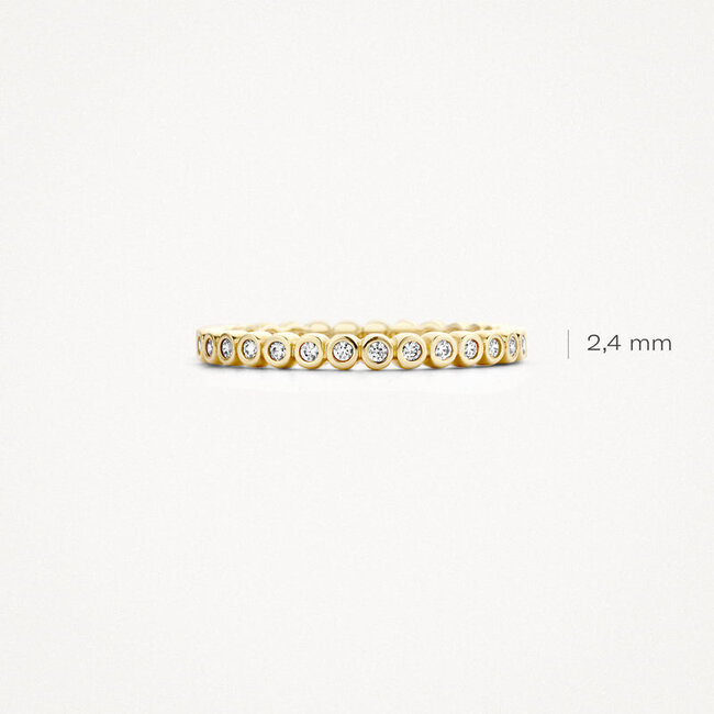 Ring 1120YZI - 14k Geelgoud met Zirkonia
