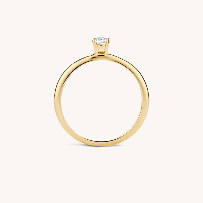 Ring 1132YZI - 14k Geel Goud met Zirkonia