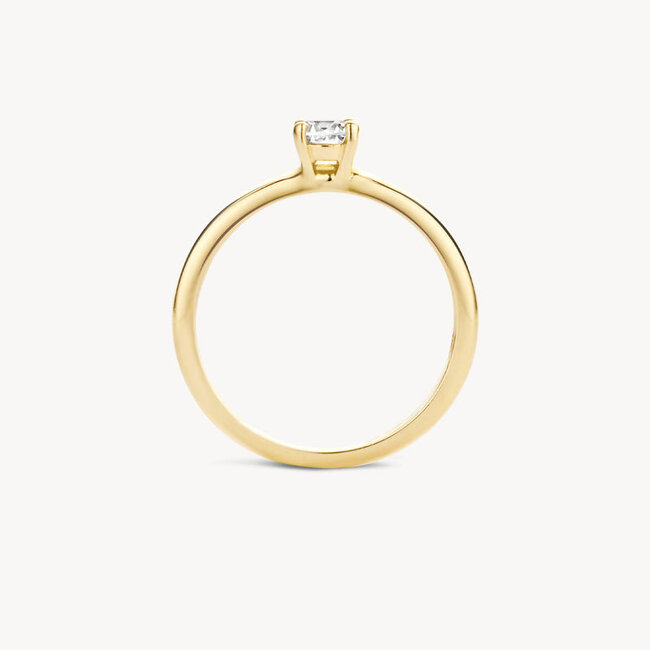 Ring 1133YZI - Geel Goud (14Krt.) met Zirconia