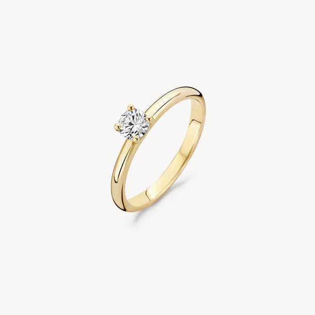 Ring 1133YZI - Geel Goud (14Krt.) met Zirconia