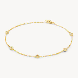 Blush Gold Jewels Armband 2213YZI - 14k Geelgoud met zirkonia