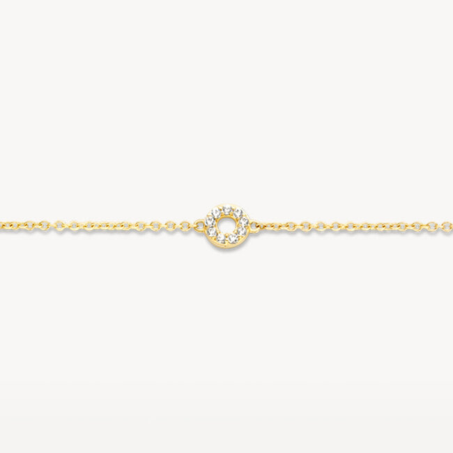 Armband 2200YZI - 14k Geelgoud met zirkonia