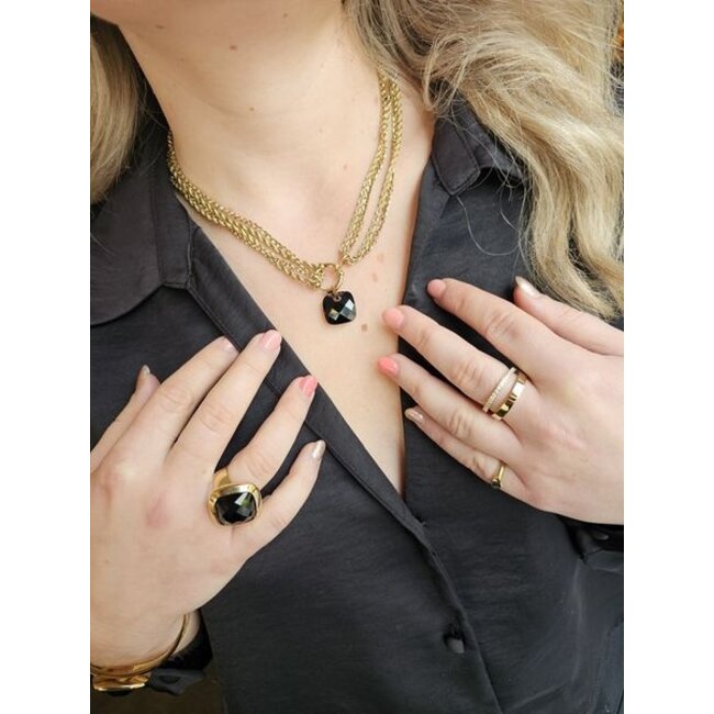 Kosmic Squared Facet Hanger - Goudkleurig