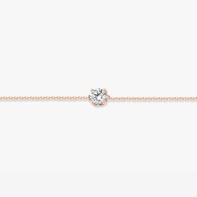 Armband 2166RZI - Rosé goud (14Krt.) met Zirconia