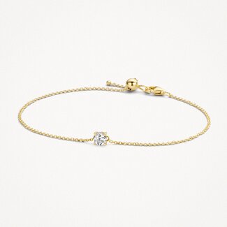 Blush Gold Jewels Armband 2166YZI - Geelgoud (14Krt.) met Zirconia