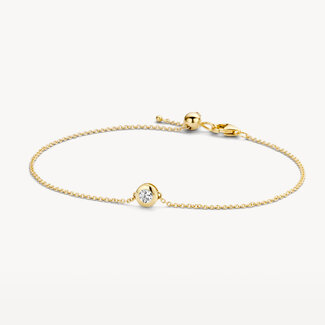 Blush Gold Jewels Armband 2167YZI - Geelgoud (14Krt.) met Zirconia