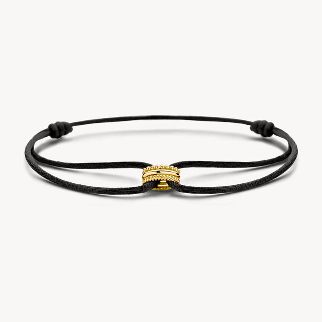 Armband 2174YGO - Geel Goud (14Krt.) met Zijdekoord