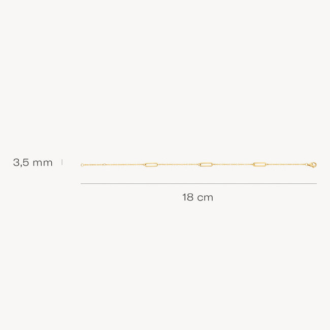 Armband 2179YGO - 14k Geelgoud