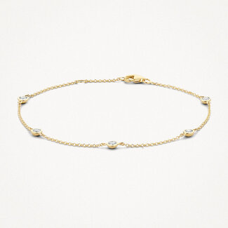 Blush Gold Jewels Armband 2187YZI - 14k Geelgoud met Zirkonia