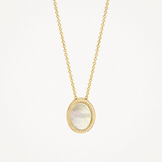 Blush Gold Jewels Collier 3154YMP - 14k Geelgoud met Mother of pearl