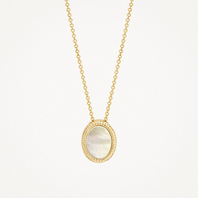 Collier 3154YMP - 14k Geelgoud met Mother of pearl