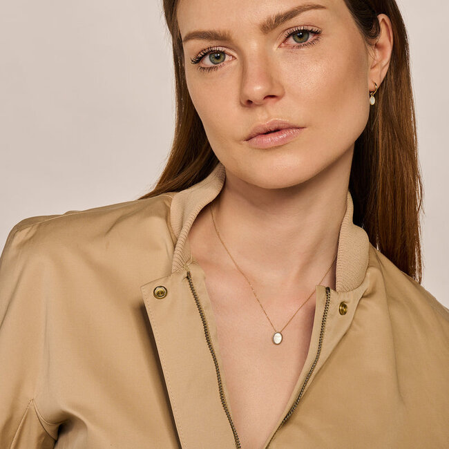 Collier 3154YMP - 14k Geelgoud met Mother of pearl