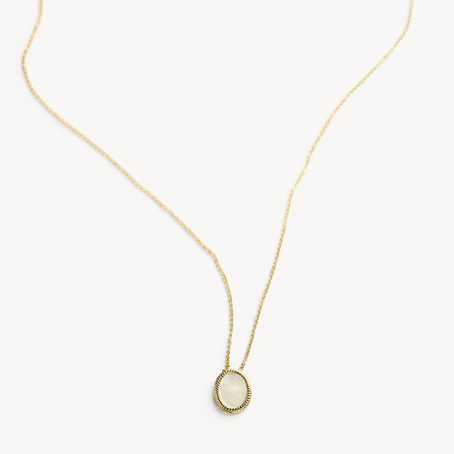 Collier 3154YMP - 14k Geelgoud met Mother of pearl