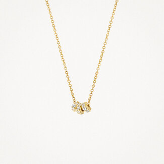 Blush Gold Jewels Collier 3136YZI - 14k Geelgoud met zirkonia