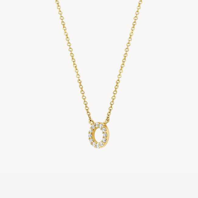 Collier 3125YZI - 14k Geelgoud met zirkonia