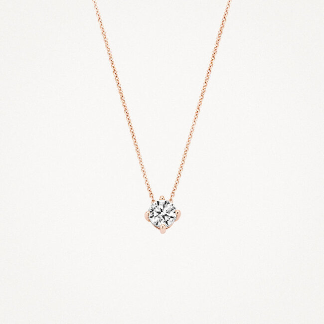 Collier 3057RZI - Rosé Goud (14Krt.) met Zirconia