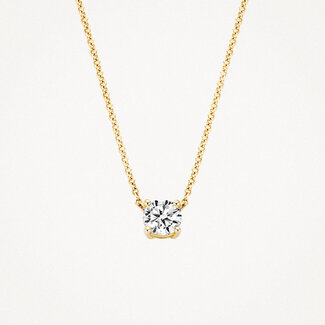 Blush Gold Jewels Collier 3049YZI - Geel Goud (14Krt.) met Zirconia