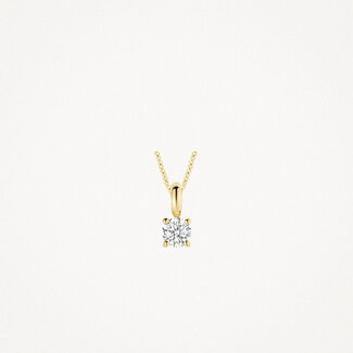 Blush Gold Jewels Hanger 6092YZI - 14k Geel goud met zirkonia