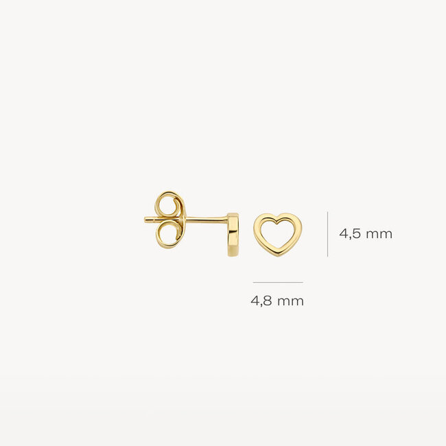 Oorknoppen 7246YGO - Geelgoud (14Krt.)