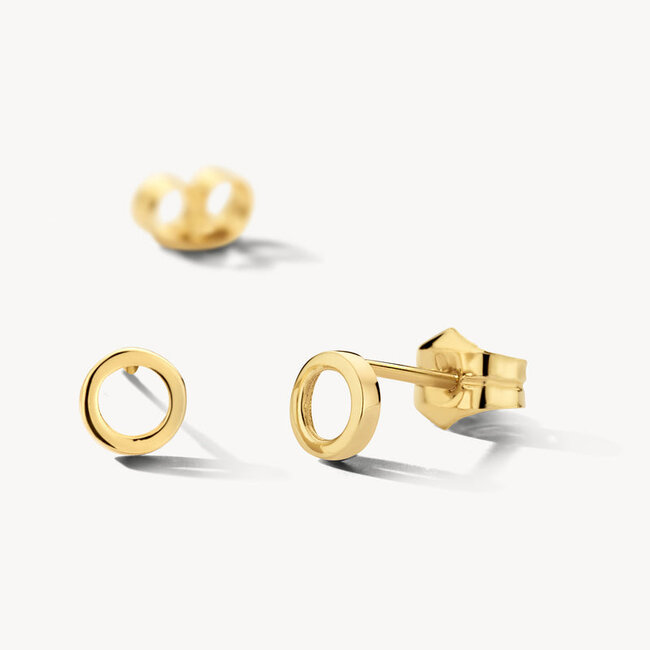 Oorknoppen 7244YGO - Geelgoud (14Krt.)