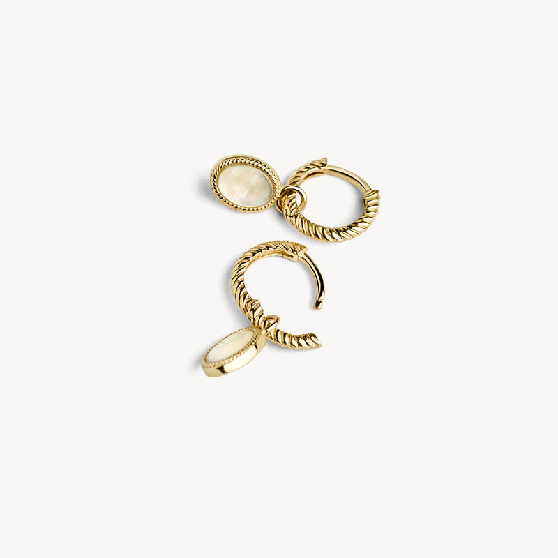 Blush Gold Jewels Oorringen 7231YGO Geel Goud (14krt.) Haar Sieraad