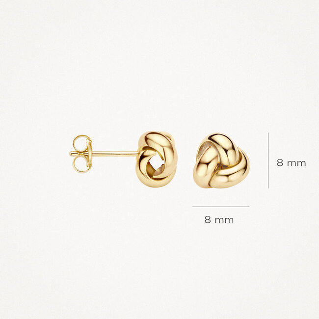 Oorknoppen 7145YGO - 14k Geelgoud