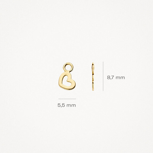 Oorbedels 9057YGO - 14k Geelgoud