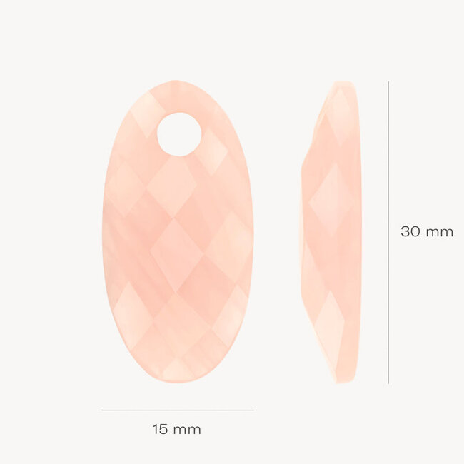 Oorbedels 820PIQL - Rose Quartz