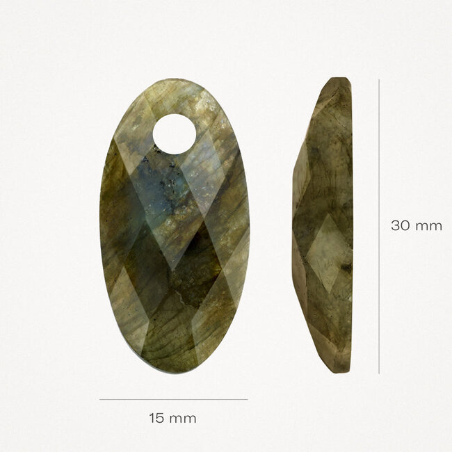 Oorbedels 820LABL - Labradorite